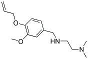 N'-[4-(ALLYLOXY)-3-METHOXYBENZYL]-N,N-DIMETHYLETHANE-1,2-DIAMINE Struktur