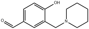 4-HYDROXY-3-PIPERIDIN-1-YLMETHYL-BENZALDEHYDE Struktur