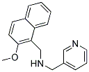 1-(2-METHOXY-1-NAPHTHYL)-N-(PYRIDIN-3-YLMETHYL)METHANAMINE Struktur