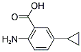 2-AMINO-5-CYCLOPROPYLBENZOIC ACID Struktur