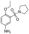 4-ETHOXY-3-(PYRROLIDIN-1-YLSULFONYL)ANILINE Struktur