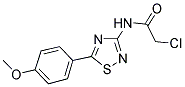 N1-[5-(4-METHOXYPHENYL)-1,2,4-THIADIAZOL-3-YL]-2-CHLOROACETAMIDE Struktur