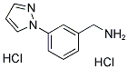 [3-(1H-PYRAZOL-1-YL)BENZYL]AMINE DIHYDROCHLORIDE Struktur