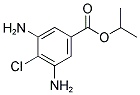 4-CHLORO-3,5-DIAMINOBENZOIC ACID ISOPROPYL ESTER Struktur