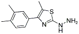 [4-(3,4-DIMETHYL-PHENYL)-5-METHYL-THIAZOL-2-YL]-HYDRAZINE Struktur