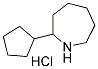 2-CYCLOPENTYLAZEPANE HYDROCHLORIDE Struktur