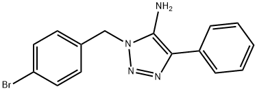 1-(4-BROMOBENZYL)-4-PHENYL-1H-1,2,3-TRIAZOL-5-YLAMINE Struktur