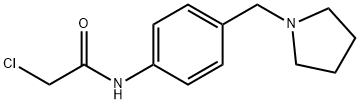 2-CHLORO-N-(4-PYRROLIDIN-1-YLMETHYL-PHENYL)-ACETAMIDE Struktur