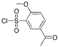 5-ACETYL-2-METHOXY-BENZENESULFONYL CHLORIDE Struktur