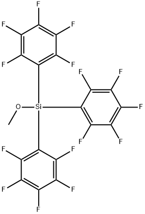 METHOXY-TRIS(PENTAFLUOROPHENYL)SILANE Struktur