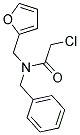 N-BENZYL-2-CHLORO-N-(2-FURYLMETHYL)ACETAMIDE Struktur