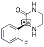 (S)-3-(2-FLUORO-PHENYL)-PIPERAZIN-2-ONE Struktur