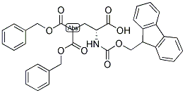 FMOC-D-GLA(OBZL)2-OH Struktur