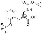 (S)-2-(TERT-BUTOXYCARBONYLAMINO-METHYL)-3-(2-TRIFLUOROMETHOXY-PHENYL)-PROPIONIC ACID Struktur