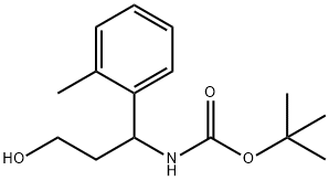 (3-HYDROXY-1-O-TOLYL-PROPYL)-CARBAMIC ACID TERT-BUTYL ESTER Struktur