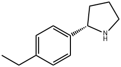 (S)-2-(4-ETHYLPHENYL)PYRROLIDINE Struktur