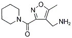 [5-METHYL-3-(1-PIPERIDINYLCARBONYL)-4-ISOXAZOLYL]METHANAMINE Struktur