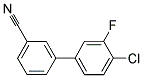 4'-CHLORO-3'-FLUORO[1,1'-BIPHENYL]-3-CARBONITRILE Struktur