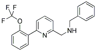 1-PHENYL-N-((6-[2-(TRIFLUOROMETHOXY)PHENYL]PYRIDIN-2-YL)METHYL)METHANAMINE Struktur