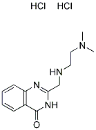 2-([[2-(DIMETHYLAMINO)ETHYL]AMINO]METHYL)QUINAZOLIN-4(3H)-ONE DIHYDROCHLORIDE Struktur