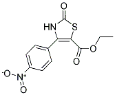 4-(4-NITRO-PHENYL)-2-OXO-2,3-DIHYDRO-THIAZOLE-5-CARBOXYLIC ACID ETHYL ESTER Struktur