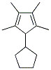 1-CYCLOPENTYL-2,3,4,5-TETRAMETHYLCYCLOPENTADIENE Struktur