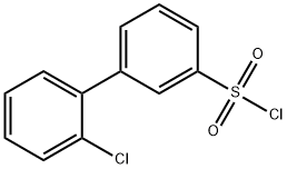 2'-CHLORO-BIPHENYL-3-SULFONYL CHLORIDE Struktur