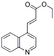 3-QUINOLIN-4-YL-ACRYLIC ACID ETHYL ESTER Struktur