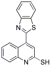 4-(1,3-BENZOTHIAZOL-2-YL)QUINOLINE-2-THIOL Struktur