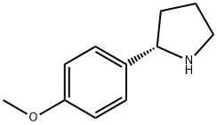 (S)-2-(4-METHOXYPHENYL)PYRROLIDINE Struktur