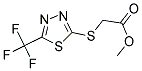 METHYL ([5-(TRIFLUOROMETHYL)-1,3,4-THIADIAZOL-2-YL]SULFANYL)ACETATE Struktur