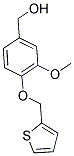 (3-METHOXY-4-(THIEN-2-YLMETHOXY)PHENYL)METHANOL Struktur