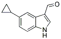 5-CYCLOPROPYL-1H-INDOLE-3-CARBALDEHYDE Struktur