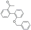 1-[2'-(BENZYLOXY)[1,1'-BIPHENYL]-2-YL]ETHANONE Struktur