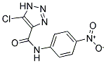 5-CHLORO-N-(4-NITROPHENYL)-1H-1,2,3-TRIAZOLE-4-CARBOXAMIDE Struktur