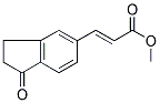 3-(1-OXO-INDAN-5-YL)-ACRYLIC ACID METHYL ESTER Struktur