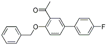 1-[4-(BENZYLOXY)-4'-FLUORO[1,1'-BIPHENYL]-3-YL]ETHANONE Struktur