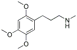 METHYL-[3-(2,4,5-TRIMETHOXY-PHENYL)-PROPYL]-AMINE Struktur