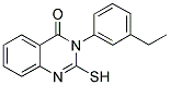 3-(3-ETHYLPHENYL)-2-MERCAPTOQUINAZOLIN-4(3H)-ONE Struktur