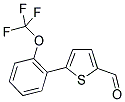 5-[2-(TRIFLUOROMETHOXY)PHENYL]THIOPHENE-2-CARBALDEHYDE Struktur