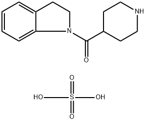 1-(PIPERIDIN-4-YLCARBONYL)INDOLINE, SULFATE Struktur