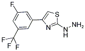 [4-(3-FLUORO-5-TRIFLUOROMETHYL-PHENYL)-THIAZOL-2-YL]-HYDRAZINE Struktur