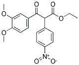 3-(3,4-DIMETHOXY-PHENYL)-2-(4-NITRO-PHENYL)-3-OXO-PROPIONIC ACID ETHYL ESTER Struktur