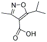 5-ISOPROPYL-3-METHYLISOXAZOLE-4-CARBOXYLIC ACID Struktur