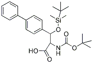 3-BIPHENYL-4-YL-2-TERT-BUTOXYCARBONYLAMINO-3-(TERT-BUTYL-DIMETHYL-SILANYLOXY)-PROPIONIC ACID Struktur