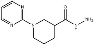 1-(PYRIMIDIN-2-YL)PIPERIDINE-3-CARBOHYDRAZIDE Struktur