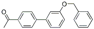 1-[3'-(BENZYLOXY)[1,1'-BIPHENYL]-4-YL]ETHANONE Struktur