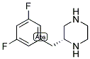 (R)-2-(3,5-DIFLUORO-BENZYL)-PIPERAZINE Struktur