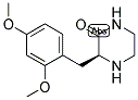 (S)-3-(2,4-DIMETHOXY-BENZYL)-PIPERAZIN-2-ONE Struktur