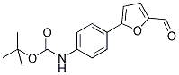 [4-(5-FORMYL-FURAN-2-YL)-PHENYL]-CARBAMIC ACID TERT-BUTYL ESTER Struktur